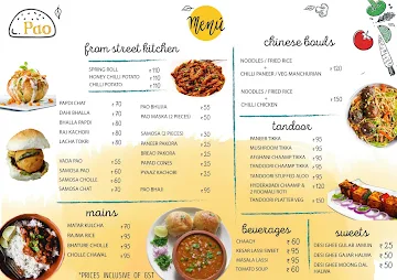 Pao menu 