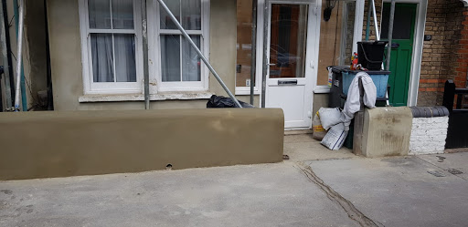 Rendering front and back of house.