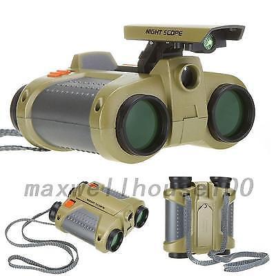 4 x 30 Night Vision Surveillance Scope Binoculars Telescopes Pop-up Creative