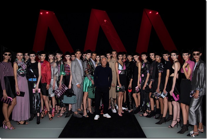Giorgio Armani Womenswear SS18_GA with models