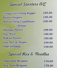 Shivalaya Virundhagam menu 2