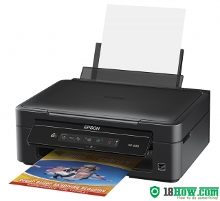 How to reset flashing lights for Epson XP-200 printer
