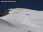 Avalanche Oisans, secteur Petit Pinier, Entre Pinier Face Sud - Photo 2 - © Lesbros Hélène et Olivier