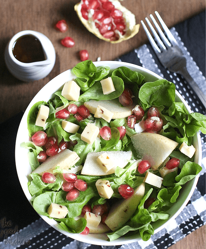 Pear Pomegranate Salad