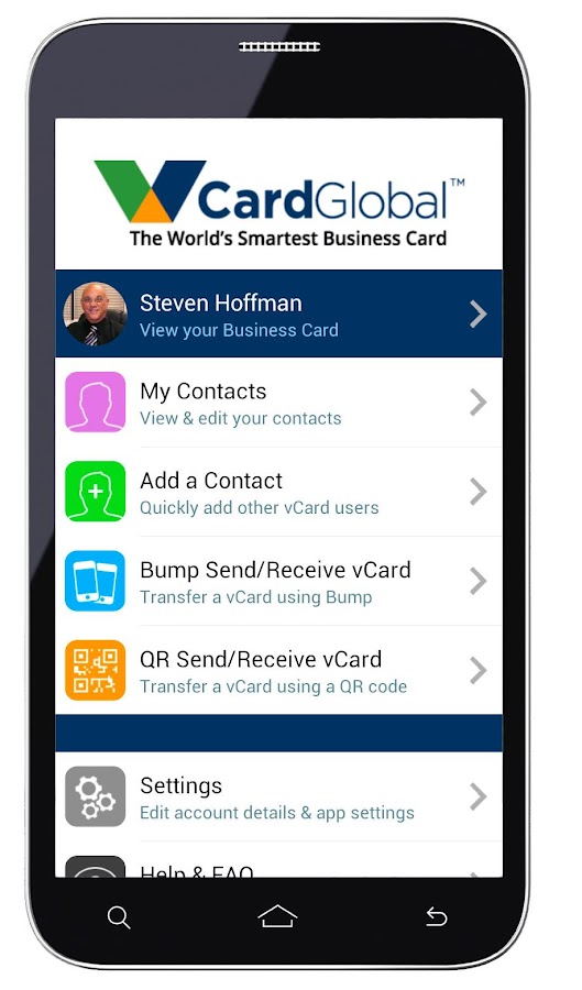 vCard Global Business Card - Android Apps on Google Play