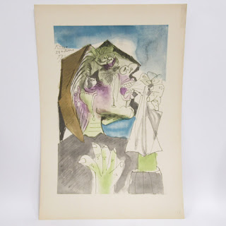 Picasso 15 Drawings by Pantheon, 1946