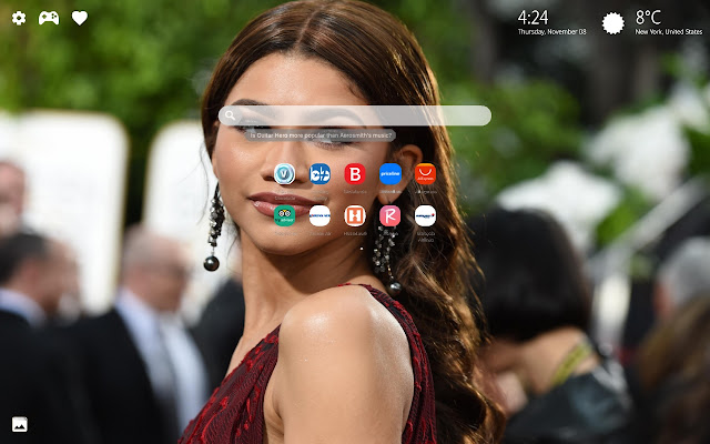 Zendaya Background HD New Tab