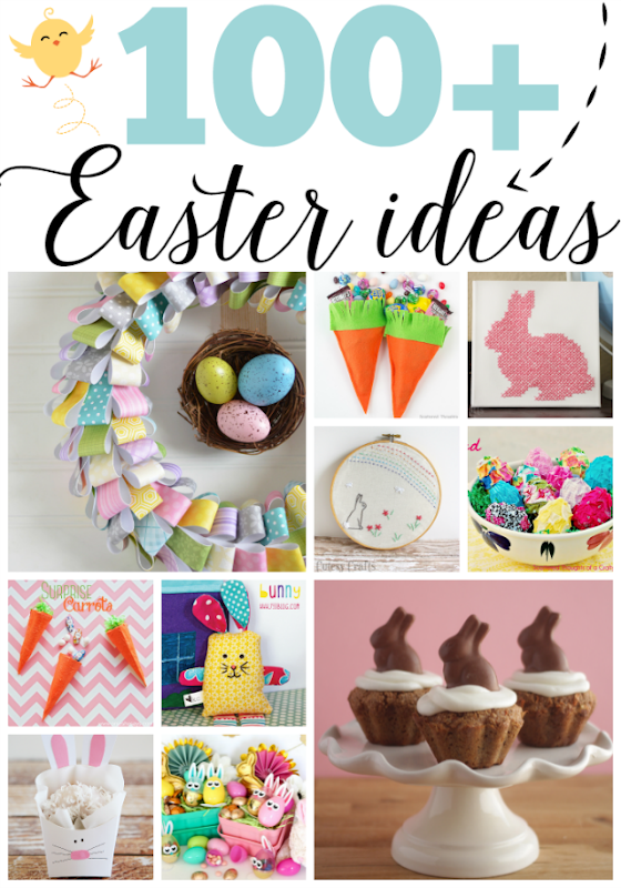 100  Easter Ideas at GingerSnapCrafts.com #Easter #spring