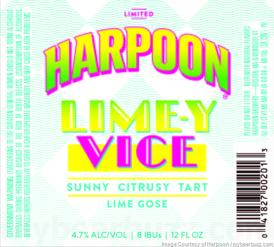 Harpoon Adding Lime-Y-Vice Cans & Bottles