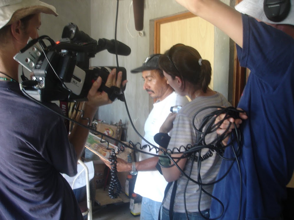 I had an interesting experience with these freelance documentary film-makers, who were making a movie about the