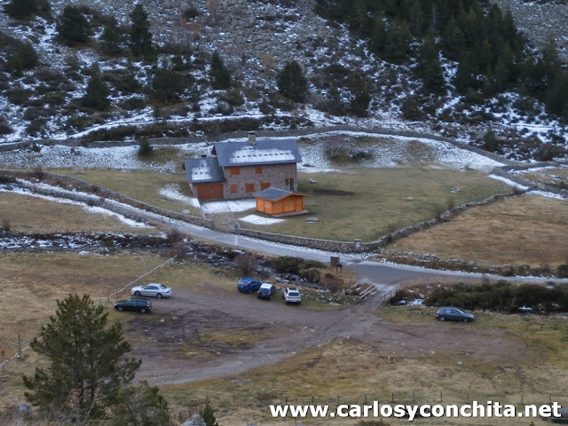 Vista del parking desde arriba