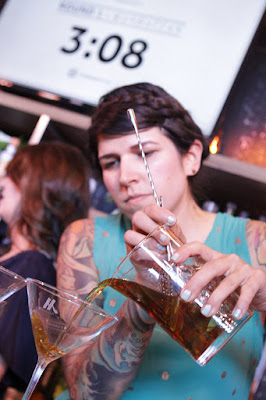 Local Portland bartender Jessica Braasch of Bible Club competed in the Marriott Bourbon Battles in Portland