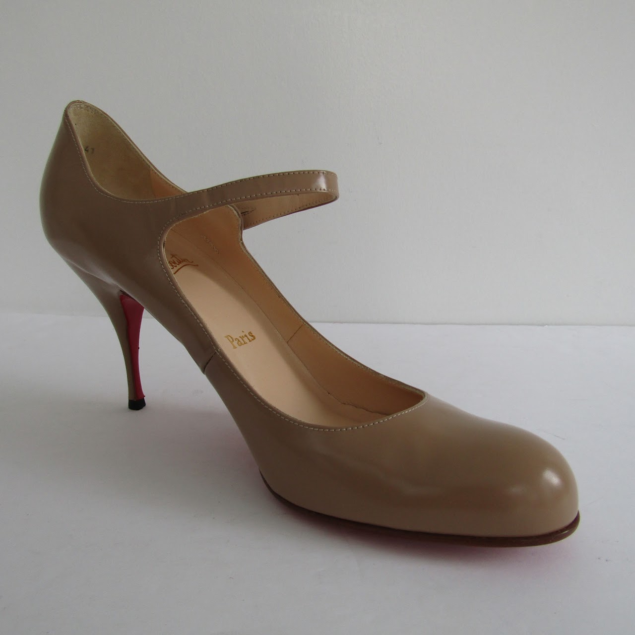 Christian Louboutin Beige Mary Janes