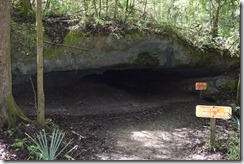 View of tunnel cave