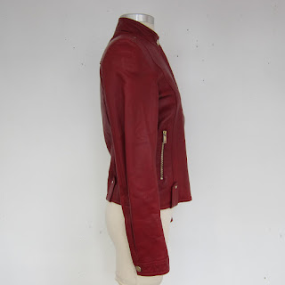 Gucci Red Leather Jacket