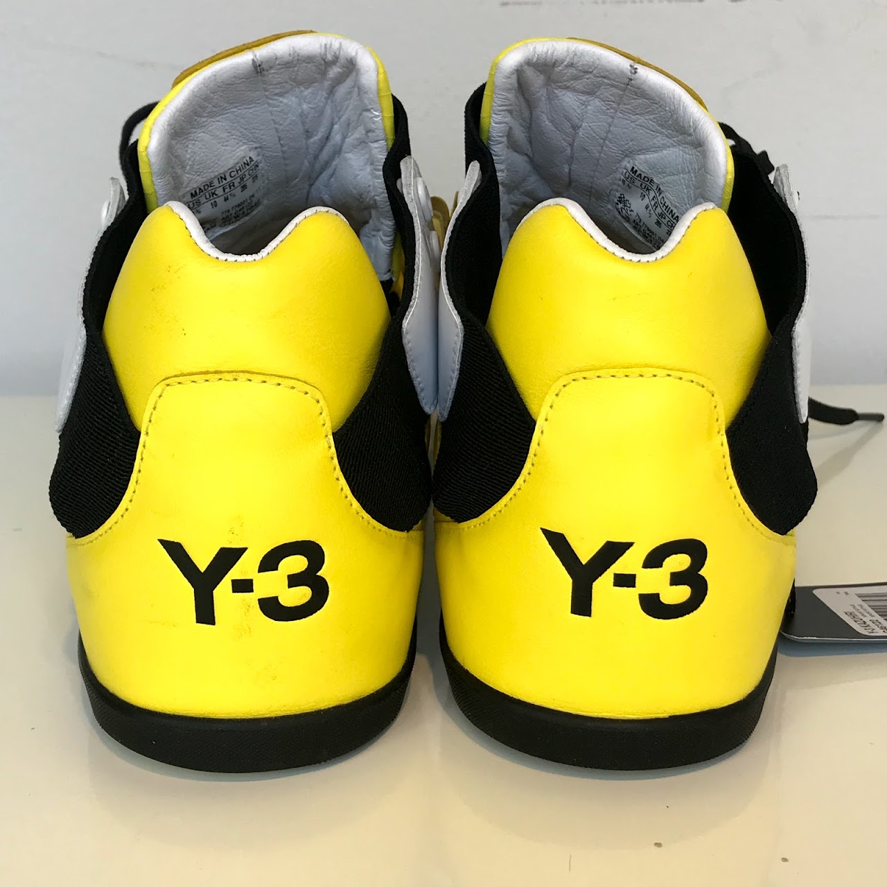 Y-3 Yellow Kazuhiri Cutout Hightops