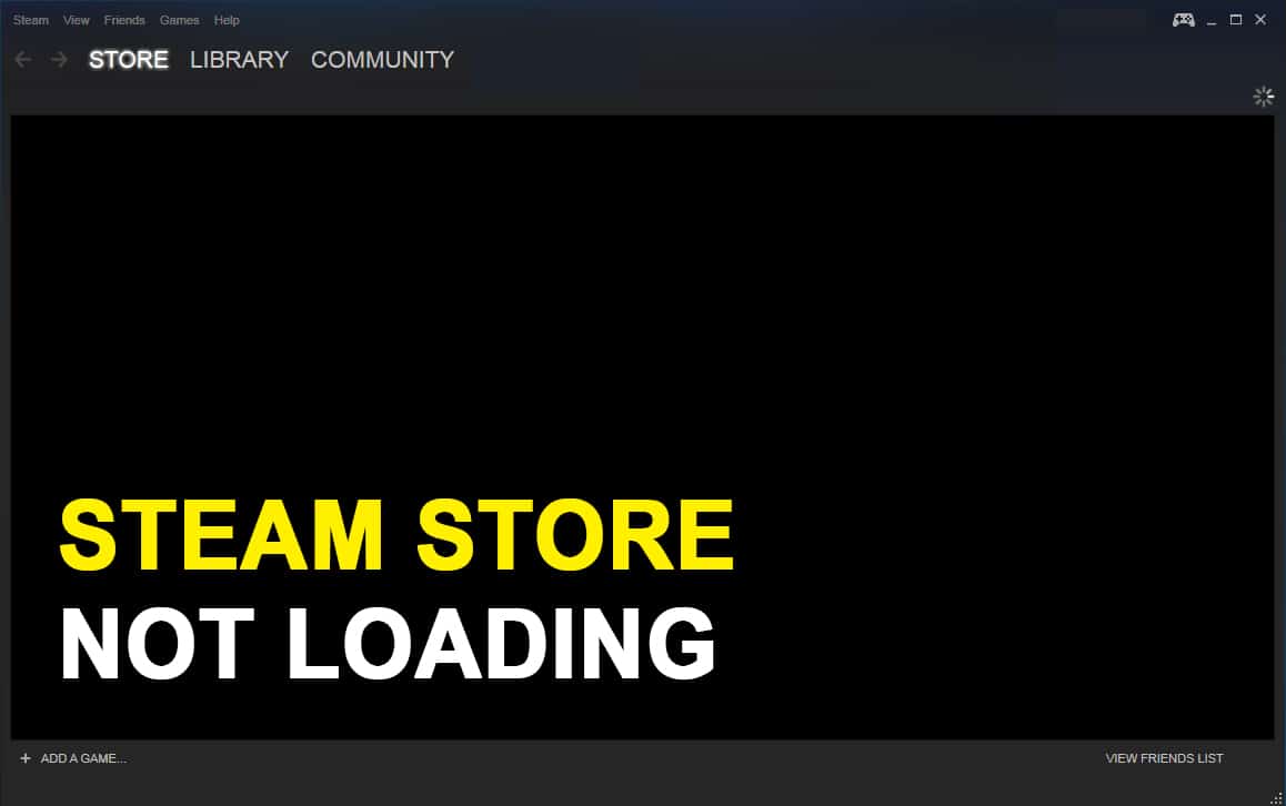 Hoe te repareren Steam Store laadt niet