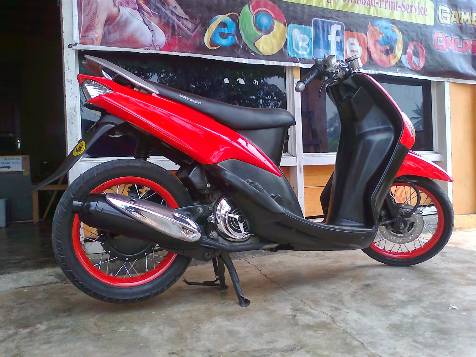 99 Foto Modifikasi Motor Yamaha Mio Sporty TeaModifikasi