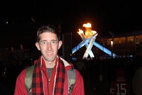 Me with the Olympic cauldron