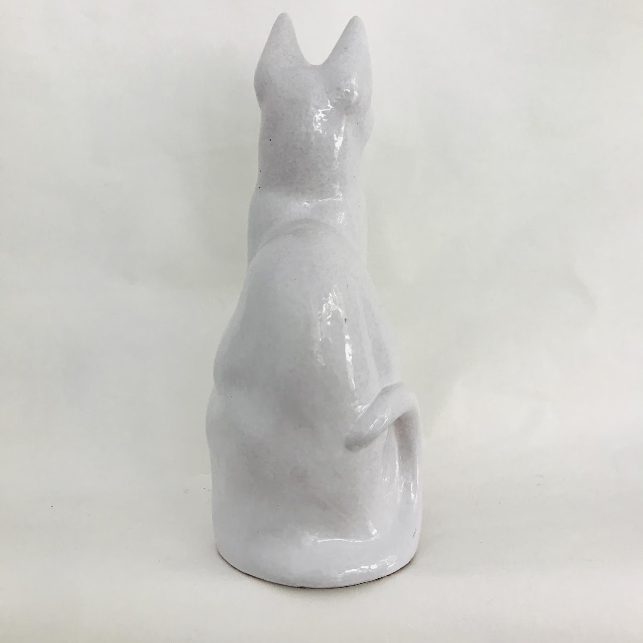 Large Ceramic Italian Cat Statue