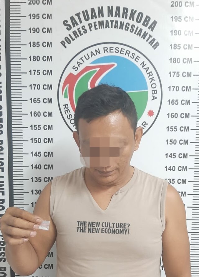 Sendirian Bawa Shabu, Poltak di Cokok Polisi di Gang Pinus Siantar