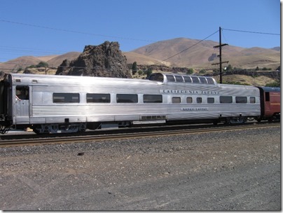 IMG_7763 Chicago, Burlington & Quincy 'California Zephyr' Dome Coach 'Silver Lariat' in Wishram, Washington on July 3, 2009