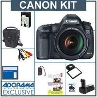 Canon EOS-5D Mark III Digital SLR Camera with Canon EF 24-105L IS Lens 