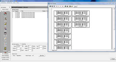 barcode di Intouch Library