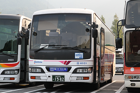 西日本鉄道「桜島号」6021　宮原SA休憩中