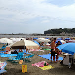 enoshima beach in japan in Fujisawa, Japan 