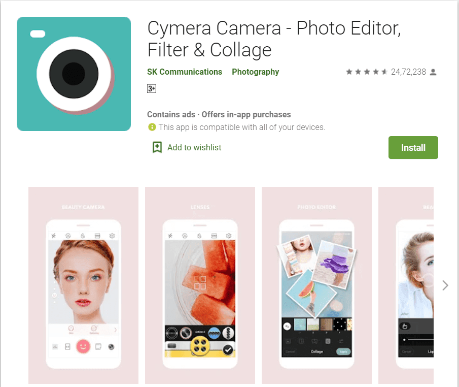 กล้อง cymera