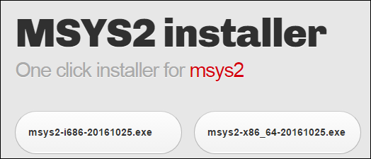 Instalar MSYS2 en Window