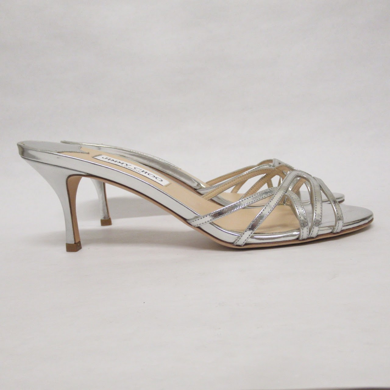 Jimmy Choo NEW Silver Sandals