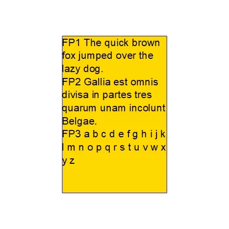 SVG Fließtext - Text Flow