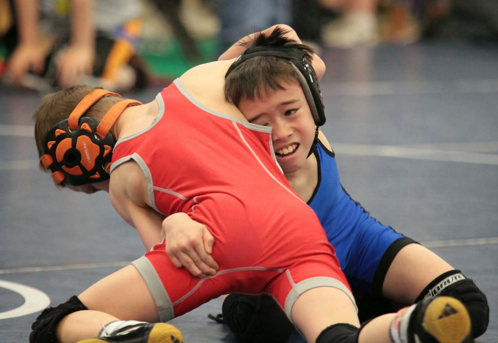 Action Photos from the MN/USA Wrestling Kids and Cadets Freestyle State