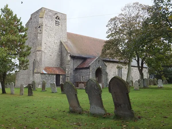 Trimingham church dedicated to John the Baptists Head