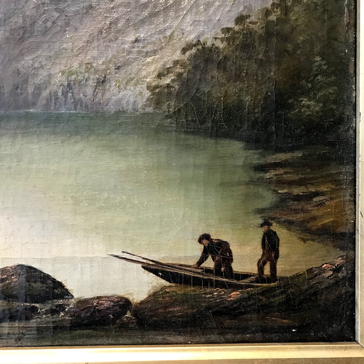 Hudson River School Style Oil Painting