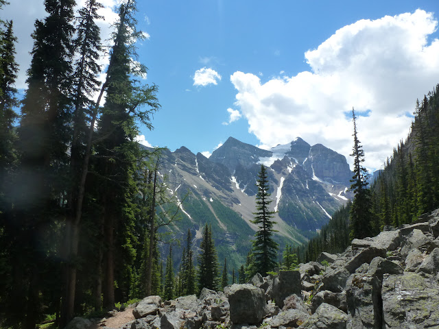 LAS ROCOSAS DE CANADA. YELLOWSTONE Y GRAND TETON. - Blogs de Canada - Lake Louise. Ruta combinada de Lake Agnes y Plain of Six Glaciers. 2 de Julio (21)