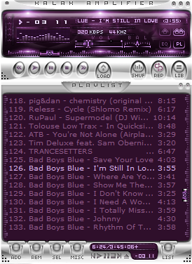 Winamp 2.9 - KalaK Amplifier Skin