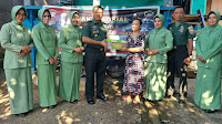 Kodim 1628/SB Gelar Bhakti Sosial Dan Anjangsana Dalam Rangka HUT TNI KE-77 Tahun 2022 