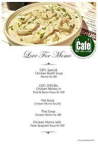 Cafe By The Lane menu 1