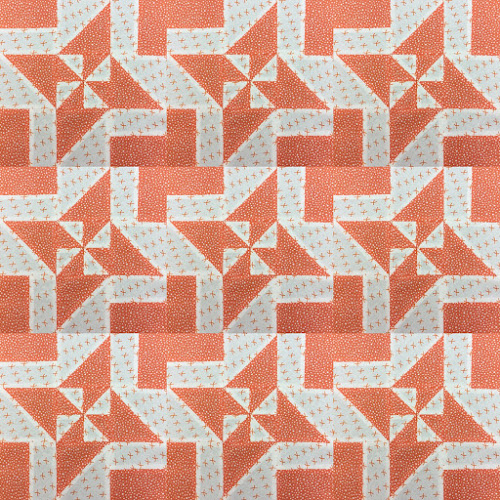 Block 10: Disappearing pinwheel quilt sampler