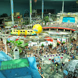 the biggest indoor theme park in the world in Seoul, South Korea 