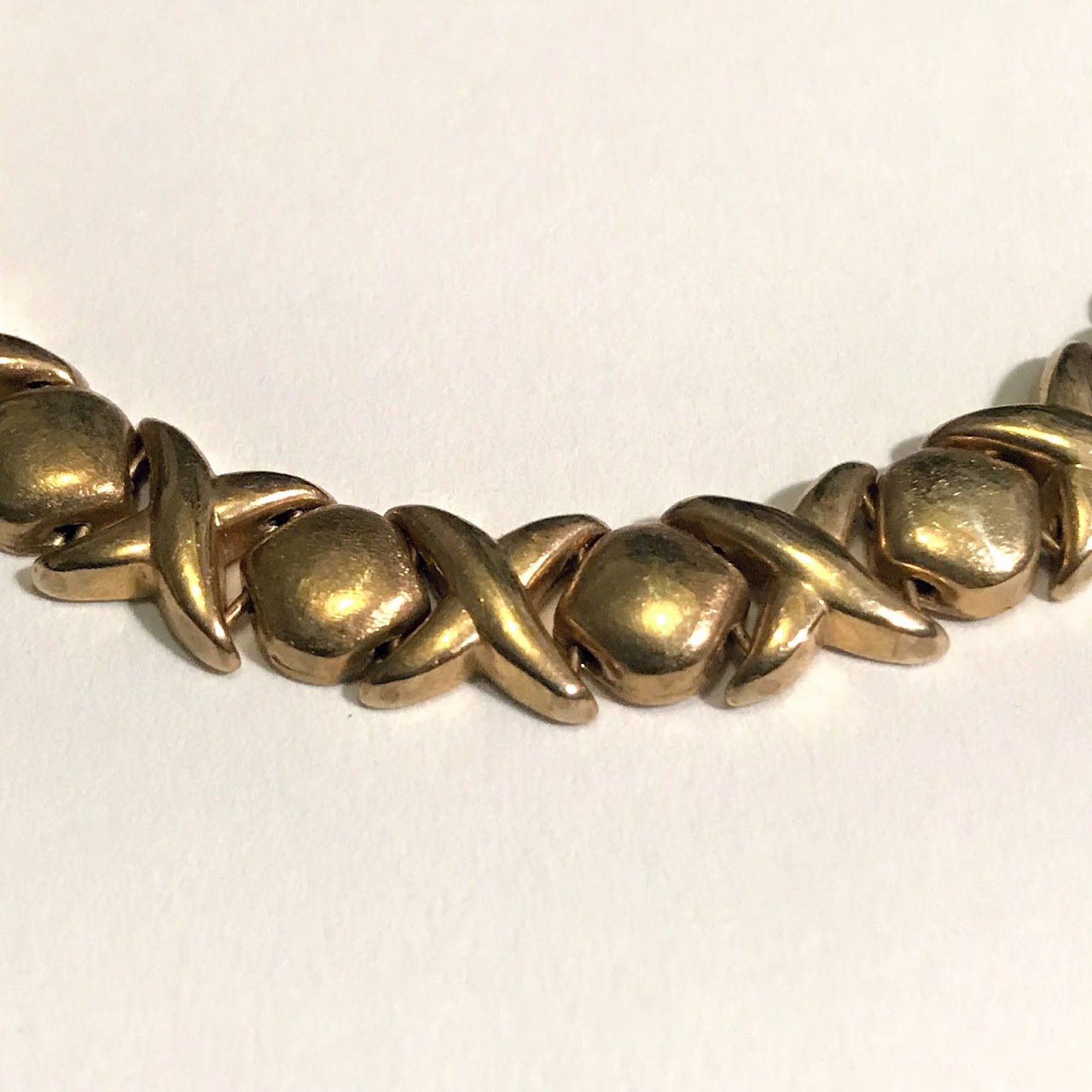 14K Gold XO Bracelet