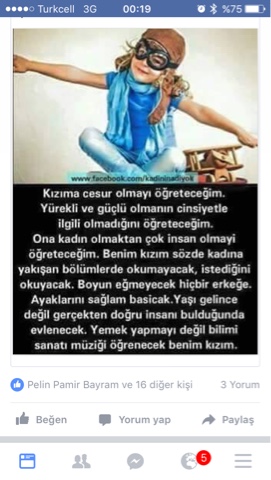 Kızıma öğreteceğim