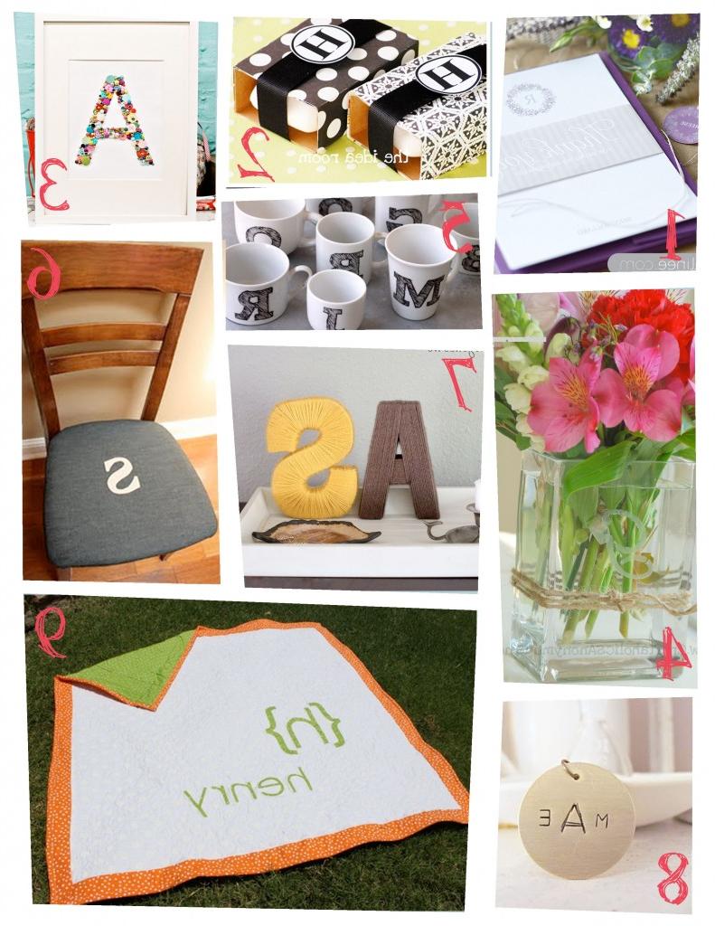 Gift Ideas, Monograms,