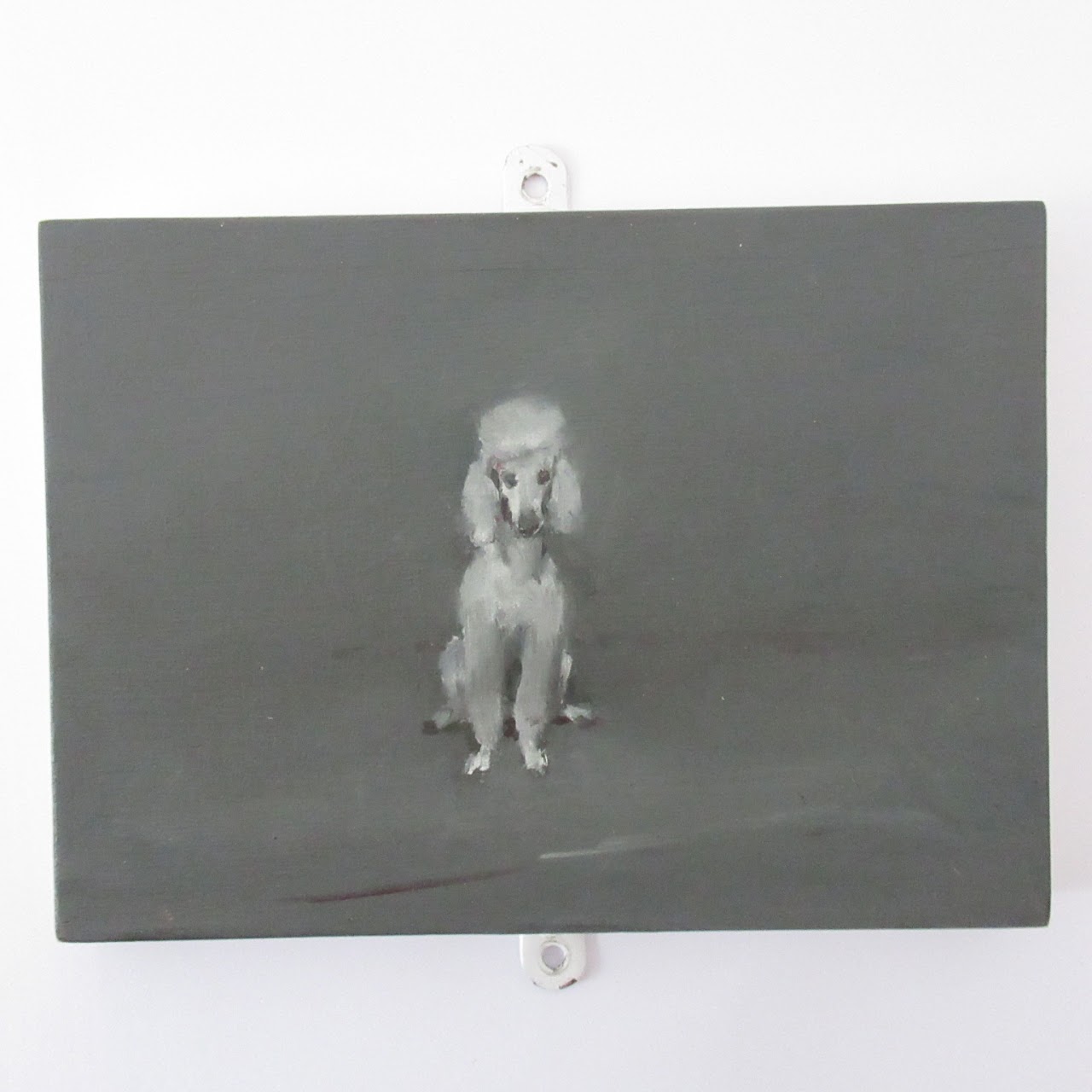 Miguel Branco Signed Miniature Poodle Painting