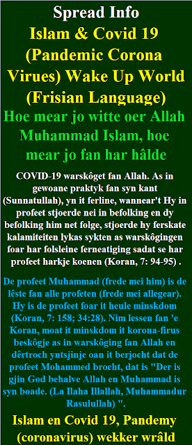 Islam en Covid 19 Frisian Language Pandemy Coronavirus Wekker Wrâld