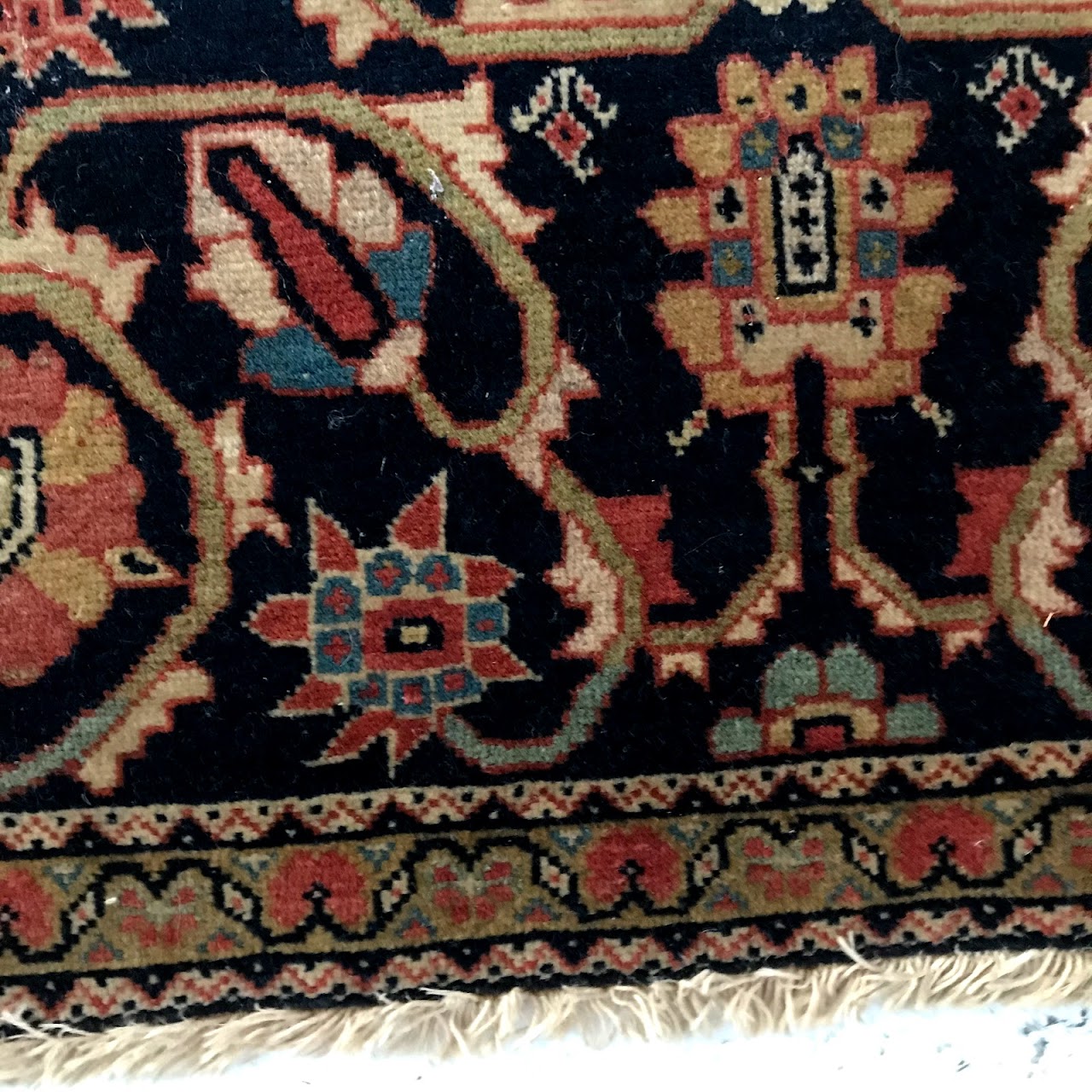 Wool Floral Area Rug