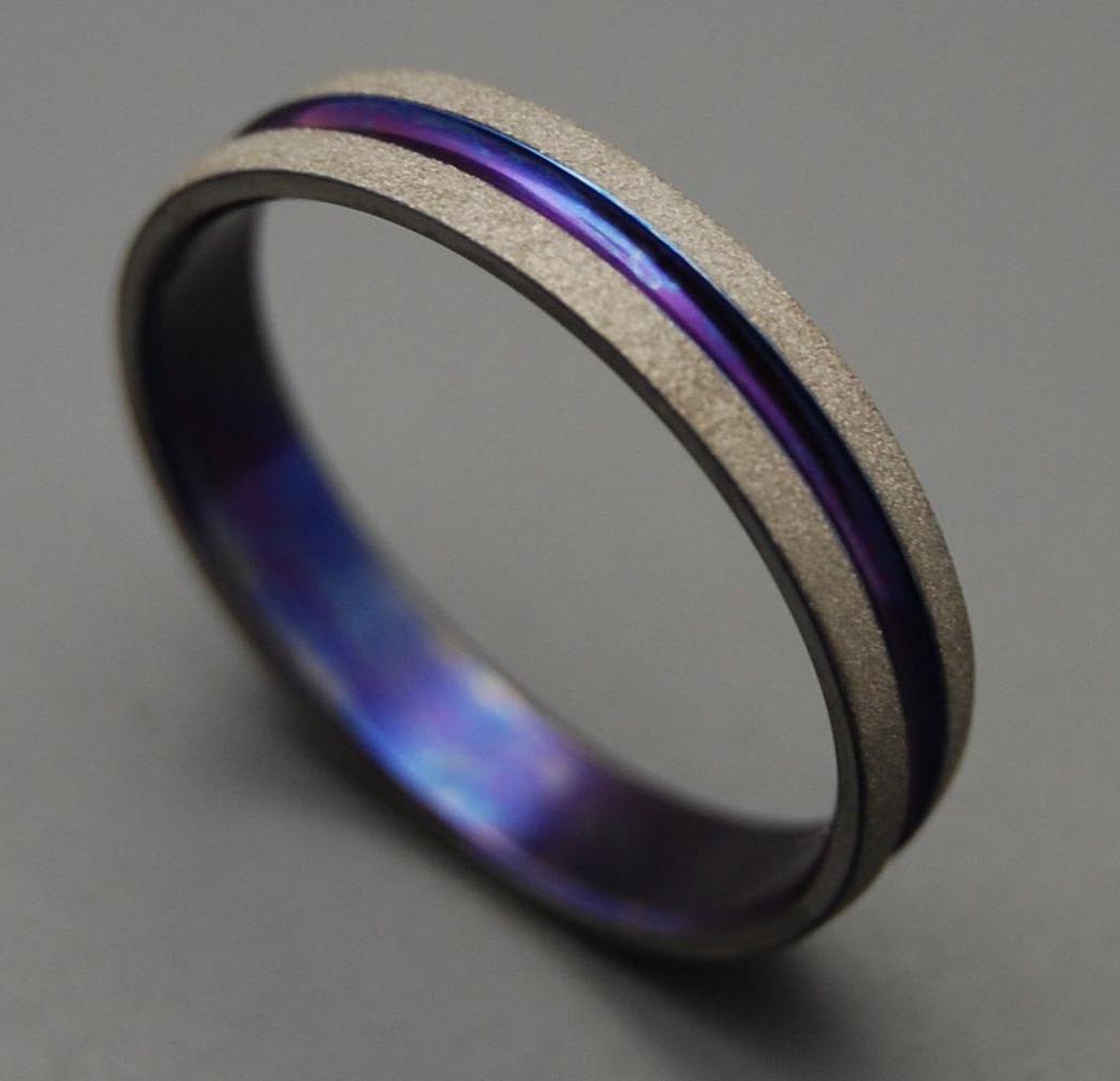 mens purple wedding band